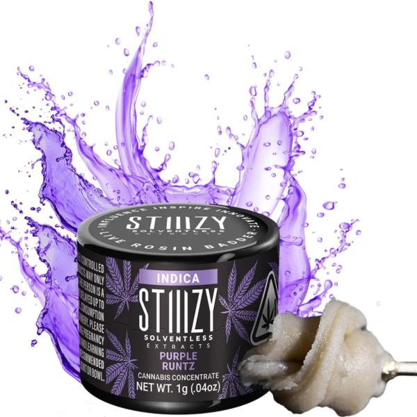 STIIIZY 1g Live Rosin Badder (solventless)