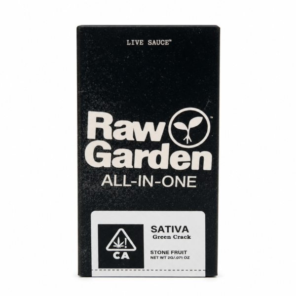 Raw Garden 2G Dispos - Green Crack