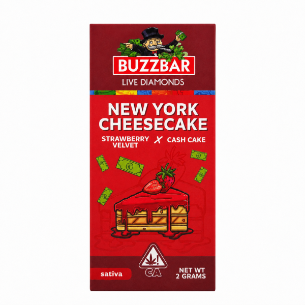 Buzz Bar 2G Dispos - New York Cheesecake