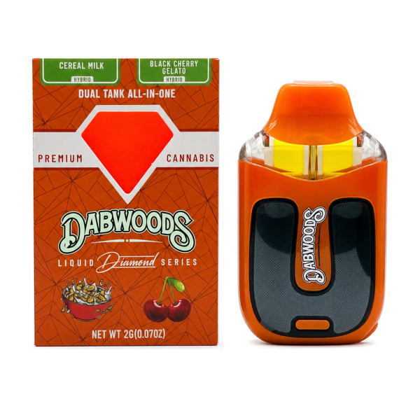 Dabwoods Dual Tank 2G Dispos - Cereal Milk x Black Cherry Gelato
