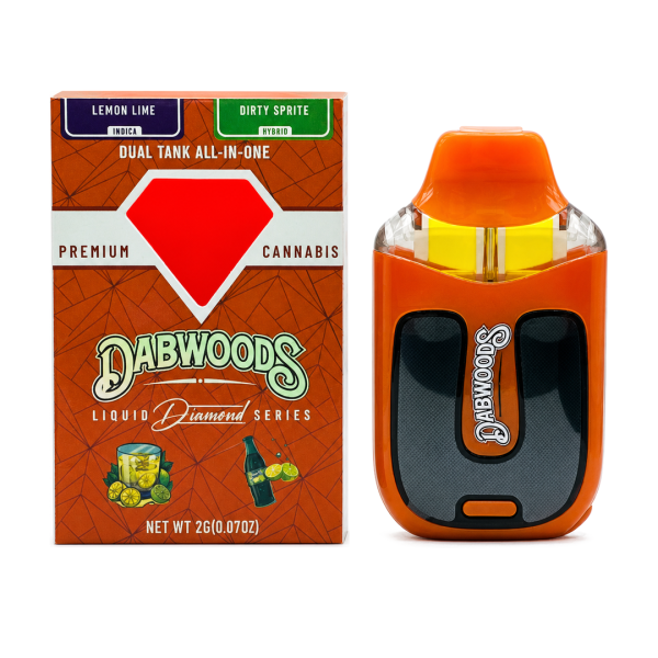Dabwoods Dual Tank 2G Dispos - Lemon Lime x Dirty Sprite