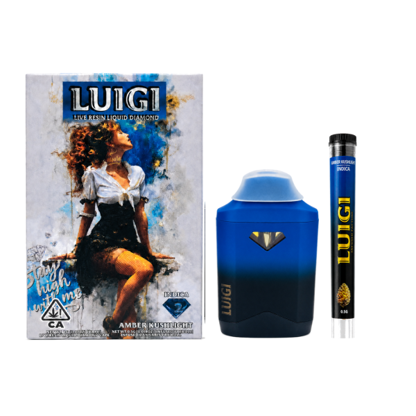 Luigi 2G Dispos + 0.5G Infused Preroll - Amber Kushlight