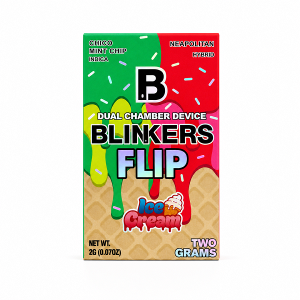 Blinkers Flip Dual Chamber 2G Dispos - Chico Mint Chip + Neapolitan