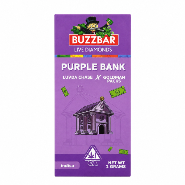 Buzz Bar 2G Dispos - Purple Bank