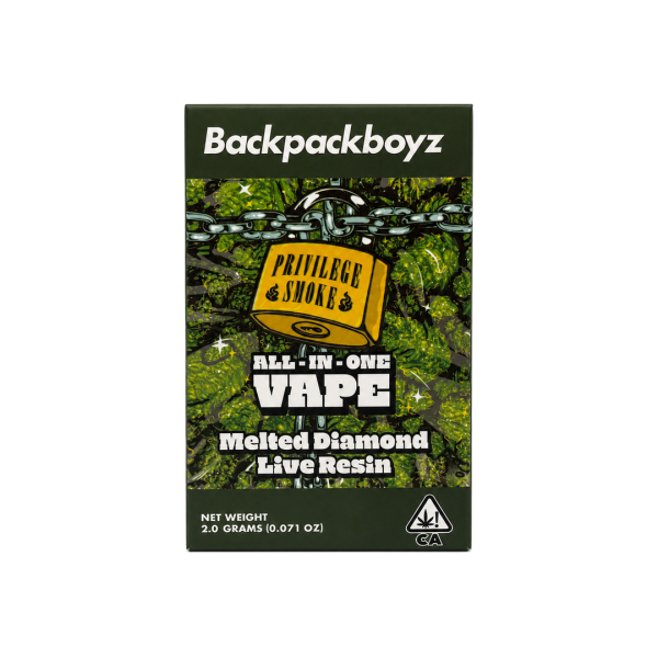 Backpack Boyz 2G Dispos - Privilege Smoke