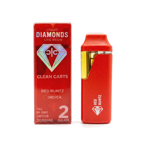 Clean Carts 2G Dispos - Red Runtz